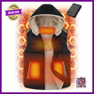 Graphene Heated Vest 7.4V Fast Charge Battery Lightweight Women's Large